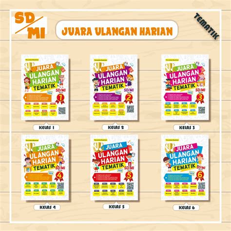 Buku Juara Ulangan Harian Tematik Sd 1 6 Pb Press Shopee Indonesia