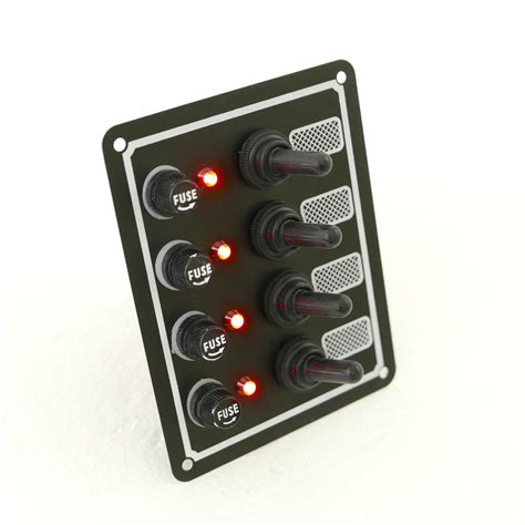 boat switch panel toggle switch  fuse  gang   midmarine  ebay