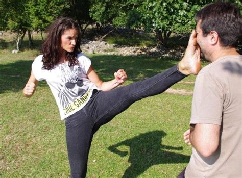 Karate Kick Martial Arts Women Kicks T Shirts For Women Face Girl