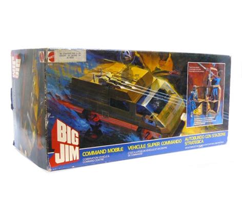 big jim big jim command mobile vehicule mint  box  mattel