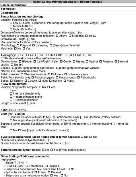 Mri Of Rectal Cancer Tumor Staging Imaging Techniques And Management