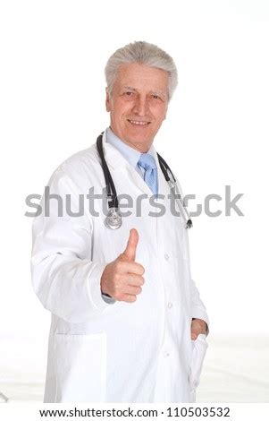 cool doctor   white coat   stethoscope stock photo