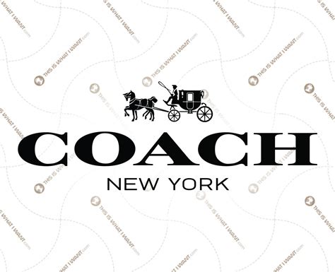 coach inspired printable logo vector art design  quality