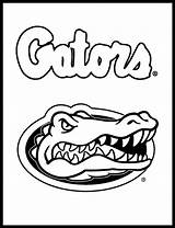 Gators Florida Coloring Pages Logo Gator State Football Alligator Silhouette University Chomp Printable Uf Drawing College Seminoles Template Mascot Color sketch template
