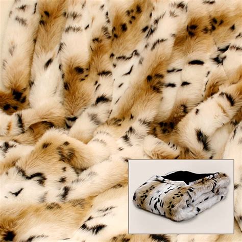 lynx faux fur throw  shipping today overstockcom