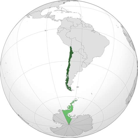 location   chile   world map