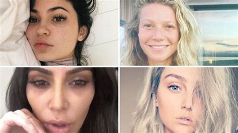 Christina Aguilera Ditches Makeup And So Have All Of These Celebs