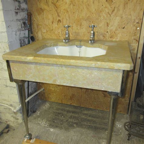 deco marble topped wash basin olliffs