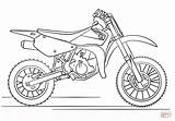 Coloring Pages Motorcross Dirt Bike Printable Suzuki Comments sketch template