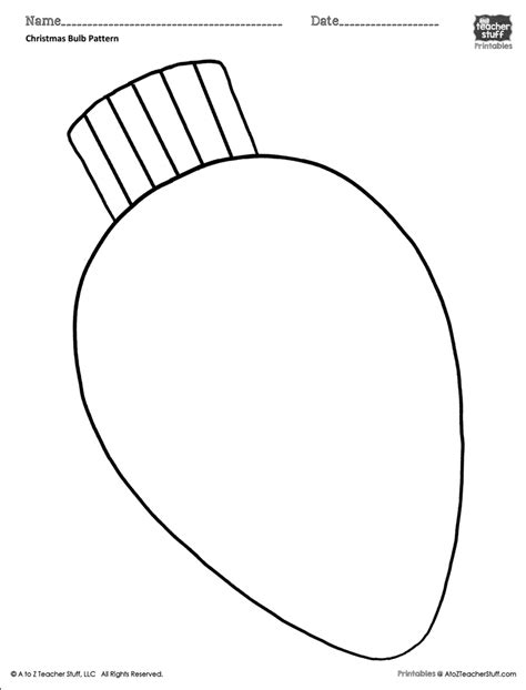 light bulb template    clipartmag
