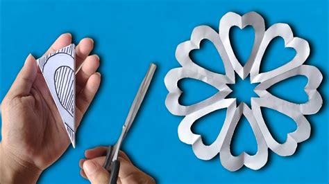 How To Make Paper Snowflakes Paper Snowflakes Part 11 Youtube