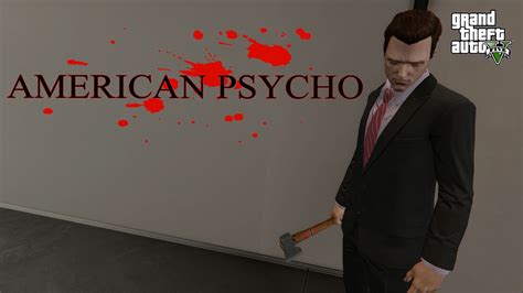 Gta 5 American Psycho Axe Scene Youtube