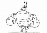 Larry Lobster Spongebob Squarepants Drawingtutorials101 Keren Hellokids sketch template