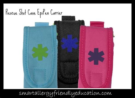 smart allergy friendly education rescue shot case offers carriers  auvi   epipen
