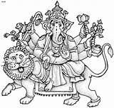 Hindu Ganesh Ji Ganesha 4to40 Insertion Coloringhome sketch template