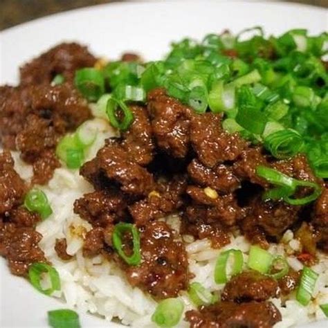 Easy Korean Beef Recipe Recipes Beef Recipes Ground