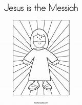 Messiah Coloring Jesus Built California Usa sketch template