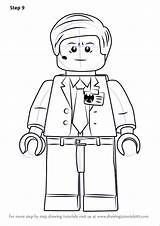 Agent Coulson Lego Step Drawing Draw Tutorials Drawingtutorials101 sketch template
