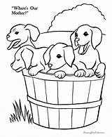 Coloring Puppies Pages Farm Printable Puppy Kids Baby Print Adults Colouring Books Sheets Animal Raisingourkids Animals Book Popular Pdf Coloringhome sketch template