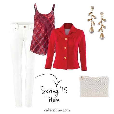 Cabi Falling For This Transitional Red And White Look