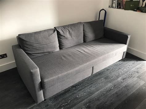 ikea friheten sofa bed skiftebo dark grey   london    sale shpock