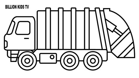 photograph garbage truck coloring page garbage truck