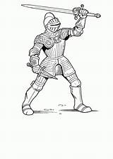 Coloring Knights Printable Pages Knight Sheets Coloringpages sketch template