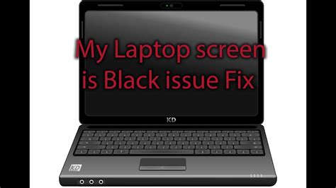 laptop screen  black issue fix youtube