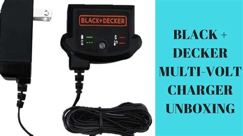 black  decker charger unboxing youtube