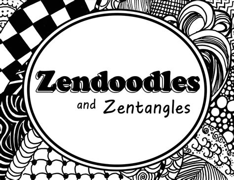 create  great zendoodle  zentangle pattern feltmagnet