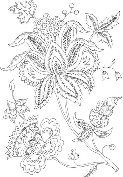 flower  adults colouring pages