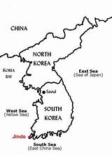 Korea Map South Outline Jindo Coloring Korean Sea Template Modern Miracle Festival Origin Intro Kristine sketch template