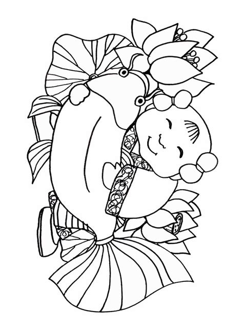 chinese  year coloring pages printable