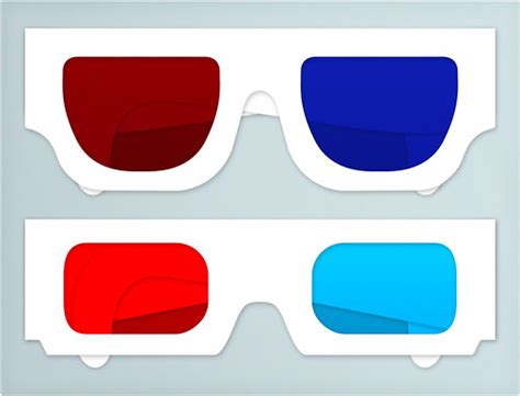 3d Glasses 3d Glasses Made In Photoshop Using Vector Masks Flickr