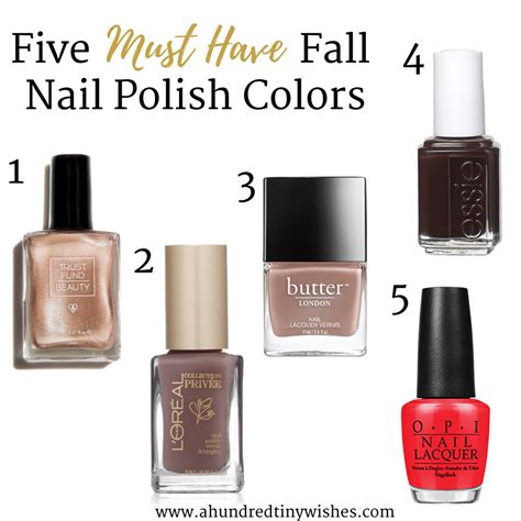 fall nail colors   tiny wishes