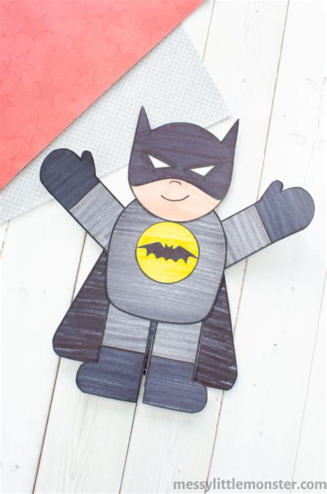 batman craft  template cool art projects craft projects  kids