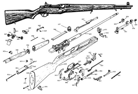 garand diagram wwii weapons pinterest  garand diagram  guns