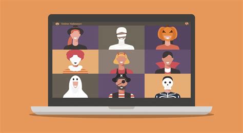 zoom halloween costumes  tricks   virtual party culture