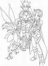 Coloring Sao Pages Sword Kirito Anime Pins Getcolorings Coloriage Colouring Yui Deviantart Choose Board Template Popular Manga sketch template