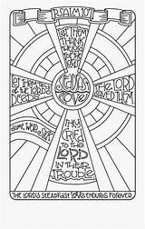 Psalm Lutheran sketch template