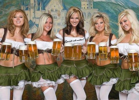German Girls In Dirndls—vince Vance Oktoberfest Woman Beer Girl