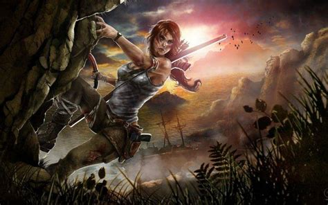 video games video game characters video game girls tomb raider lara croft fan art artwork