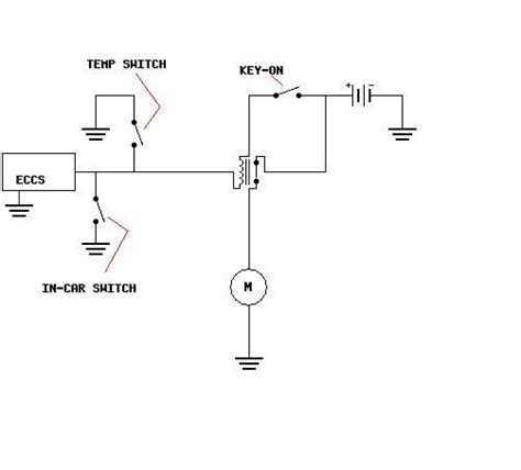 wiring diagram  electric fan