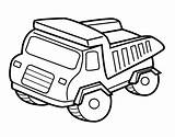 Truck Dump Coloring Coloringcrew Trucks sketch template