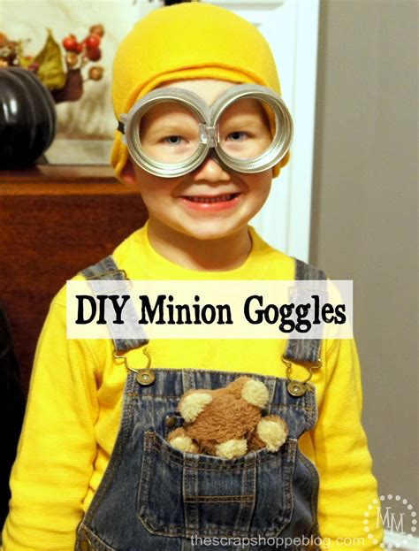diy minion goggles  scrap shoppe