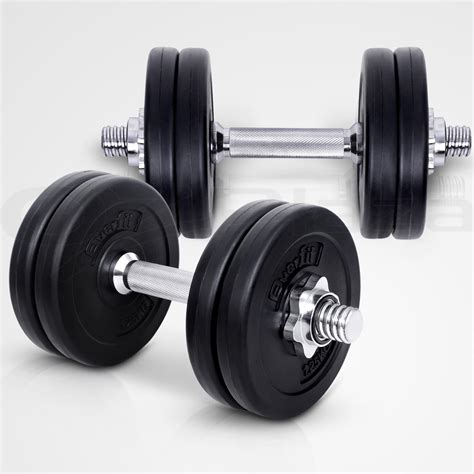 everfit dumbbell set weight dumbbells plates home gym fitness exercise