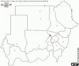 Sudan Map sketch template