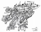 Shockwave Transformers sketch template