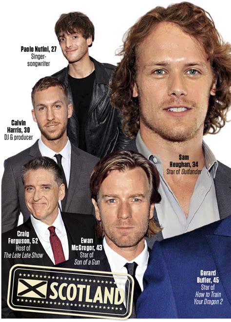 people magazine sexiest man sam heughan luke neal dating png image   background