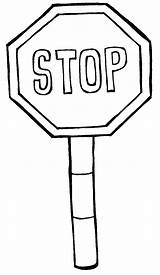 Coloring Pages Signs Safety Stop Sign Kids Comments Print sketch template